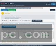 The printable HTML Report preview displaying A4-formatted drive diagnostic metrics and speed test summaries ready for PDF export.